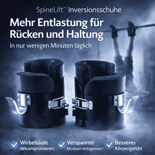 SpineLift™ Gravity Boots Professionelle Inversionsstiefel für Rückenentlastung und effektives Core-Training